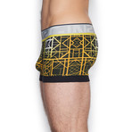 Gatsby Screenshot Trunk // Black + Gold (XS)