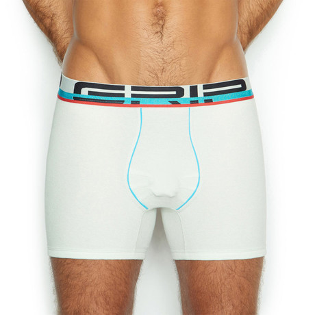 Grip 1.0 Boxer Brief // White (XS)