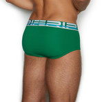 Grip Mid Rise Punt Brief // Scarab Green (L)