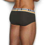 Grip Mid Rise Punt Brief // Bullet Gray (M)