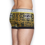 Gatsby Screenshot Trunk // Black + Gold (XS)