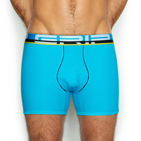 Grip 1.0 Boxer Brief // Neo Blue (XS)