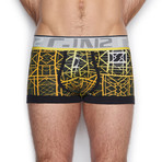 Gatsby Screenshot Trunk // Black + Gold (XS)