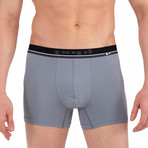 4 Pack Boxer Brief // Cherry Tomato + Gray + Black (M)