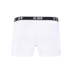 Beau Boxer Short // Set of 3 // White + Gray + Black (S)