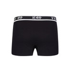 Beau Boxer Short // Set of 3 // White + Gray + Black (S)