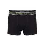 Cade Boxer Short // Set of 3 // Patterned + White + Black (L)