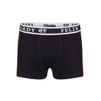 Karter Boxer Short // Set of 3 // Patterned + Black + Gray (S)