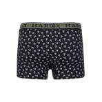 Cade Boxer Short // Set of 3 // Patterned + White + Black (L)