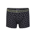 Cade Boxer Short // Set of 3 // Patterned + White + Black (L)