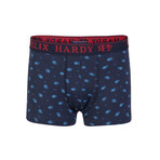 Jonas Boxer Short // Set of 3 // Patterned + Black + Bordeaux (S)
