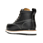 Bonanza // Men's 6'' Dual Density Moc-Toe Boots // Black (US: 8)