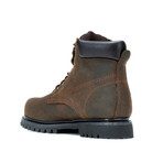 6'' Steel Toe Round-Toe Boots // Brown (US: 6.5)