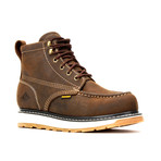 Bonanza // Men's 6'' Dual Density Moc-Toe Boots // Crazy Brown (US: 6.5)