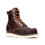 Bonanza // Men's 8'' Moc-Toe Wedge Boots // Burgundy (US: 7.5)