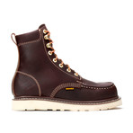 Bonanza // Men's 8'' Moc-Toe Wedge Boots // Burgundy (US: 5.5)