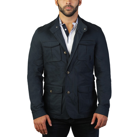 Hunter Peacoat // Navy (S)