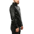 Tristan Leather Jacket // Black (L)