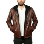 Victor Leather Jacket // Light Brown (XS)