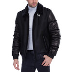 Lou Leather Jacket // Black (XS)