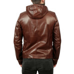 Victor Leather Jacket // Light Brown (XL)