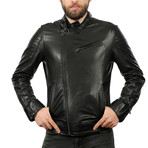 Tristan Leather Jacket // Black (XS)