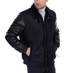 Lou Leather Jacket // Black (S)