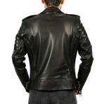 James Leather Jacket // Black (XL)