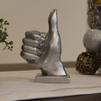 Thumbs Up Hand Sculpture (Choco-Black)