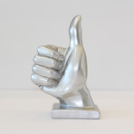 Thumbs Up Hand Sculpture (Choco-Black)