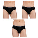 3 Pack Brief // Black (M)