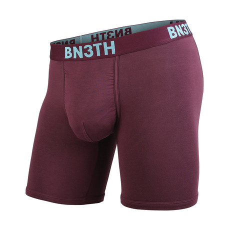 Classic Boxer Brief Solid // Wine + Ice (XS)