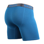 Classic Boxer Brief Solid // Teal + Slate (M)