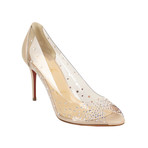 Women's Sucre Glace PVC 85mm Pumps // Beige (Euro: 35)