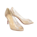 Women's Sucre Glace PVC 85mm Pumps // Beige (Euro: 35)