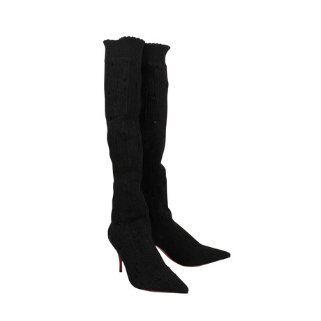 Women's Sandrine Stretch Knee Boots // Black (Euro: 35)