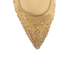 Women's Follies Strass Mesh Flats // Gold (Euro: 35)