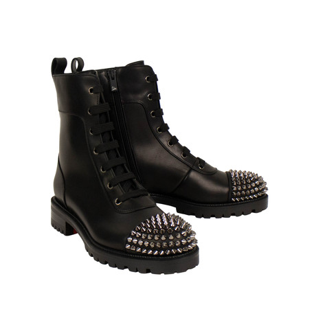 Women's TS Croc Spiked-Cap Booties // Black (Euro: 35)