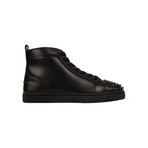 Men's 'Lou Spikes' Hi-Top Sneakers // Black (Euro: 39)