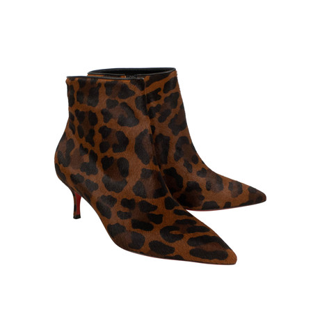 Women's Leopard So Kate 55 mm Booties // Brown (Euro: 35)