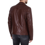 Janos Leather Jacket // Light Brown (S)