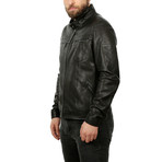 Nial Leather Jacket // Black (S)