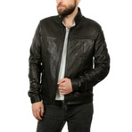 Nial Leather Jacket // Black (S)