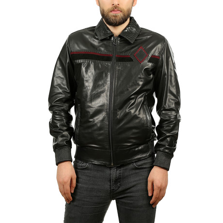 Rian Leather Jacket // Black (XS)