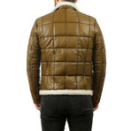 Arrick Leather Jacket // Green (XL)