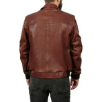 Farah Leather Jacket // Light Brown (M)