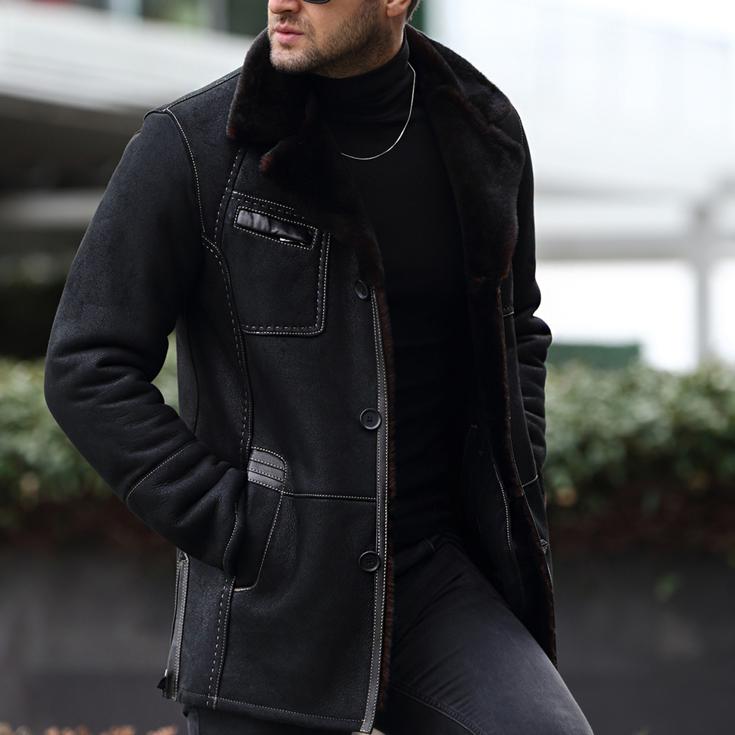 Emmet Waterproof Leather Jacket // Black (2XL) - Franko Armondi - Touch ...