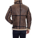 Valor Leather Jacket // Light Brown (3XL)