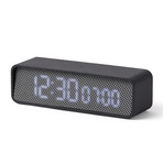 Oslo Time // LED Alarm Clock (Dark Gray + Gray)