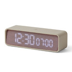 Oslo Time // LED Alarm Clock (Dark Gray + Gray)